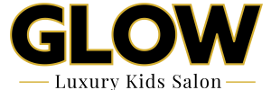 Glow Luxury Kids Salon Logo_Long_Black-Gld